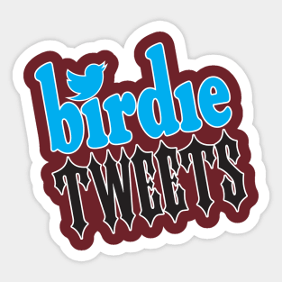 Birdie Tweets Sticker